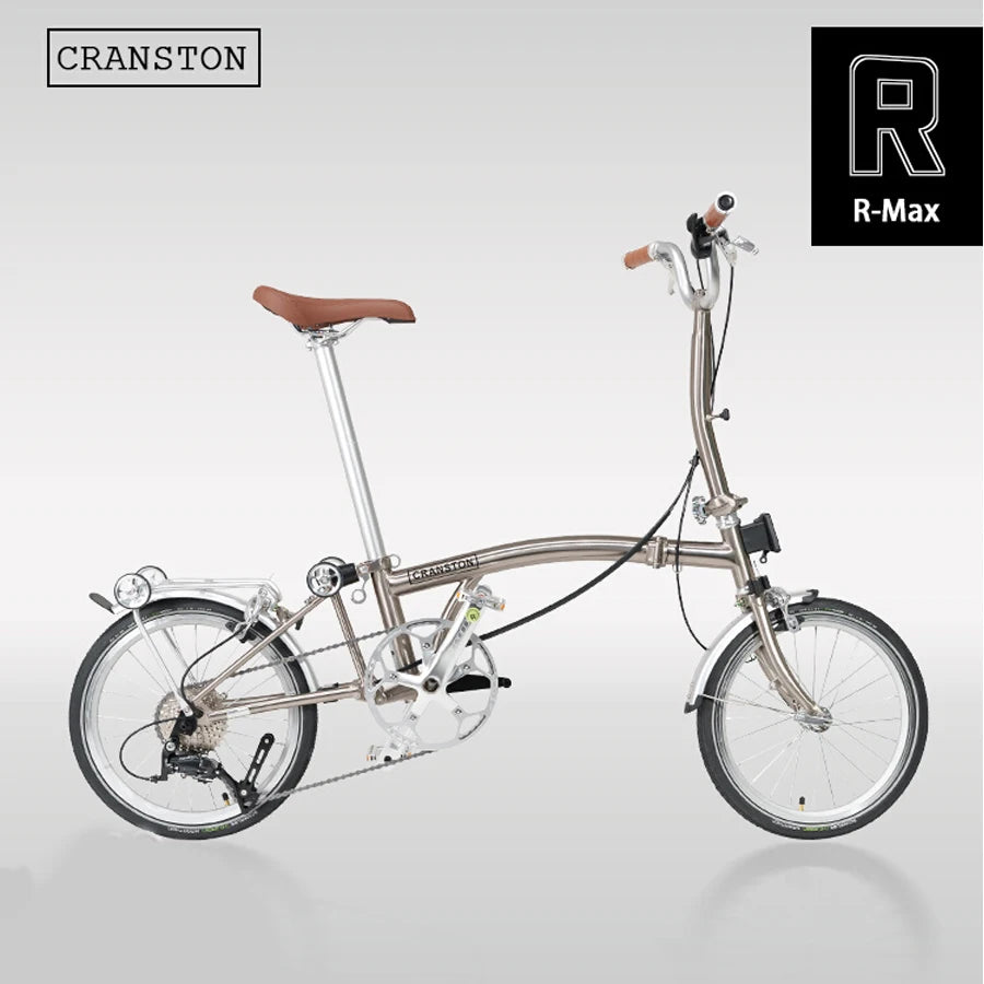 CRANSTON Lightweight Bike Folding Design 16Inch 9 Speed Full Shockingproof Frame Portable Outdoor MINI Bike 2025