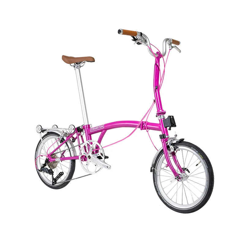 CRANSTON Lightweight Bike Folding Design 16Inch 9 Speed Full Shockingproof Frame Portable Outdoor MINI Bike 2025
