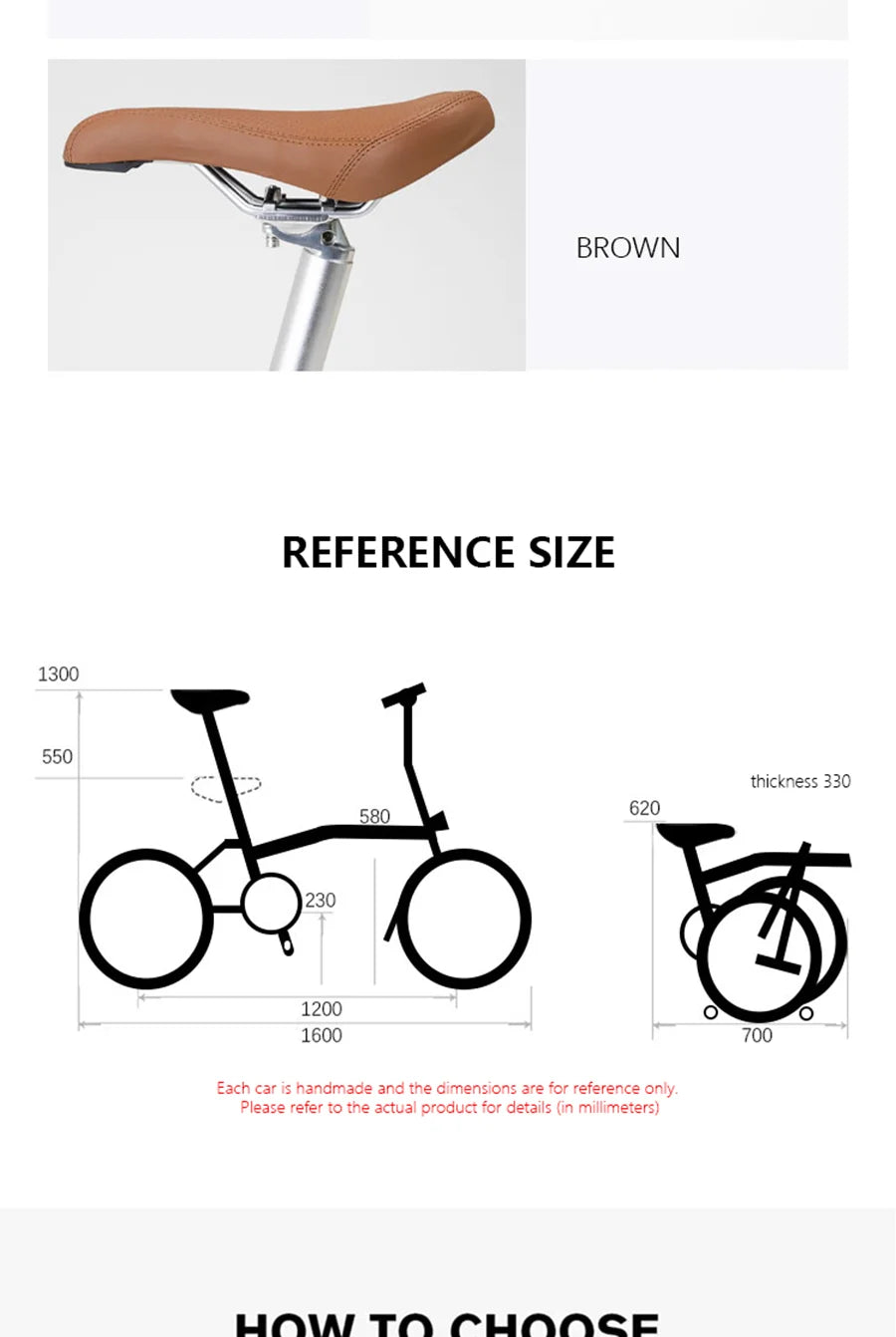 CRANSTON Portable 20 Inch 9 Speed Double V Brake Tri Fold Frame 53T CNC Crankset 20 Inch Wheel Small Folding City Bicycle