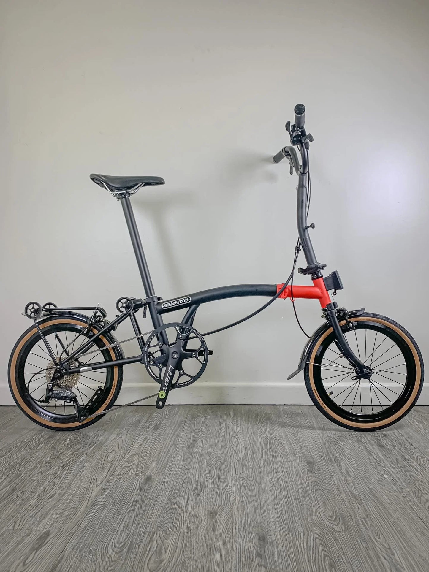 CRANSTON R9 16inch Tri-folding Bike 9speed High Quality Steel Frame Light Weight M bar 9S Mini Foldable Bicycle Folding Bike