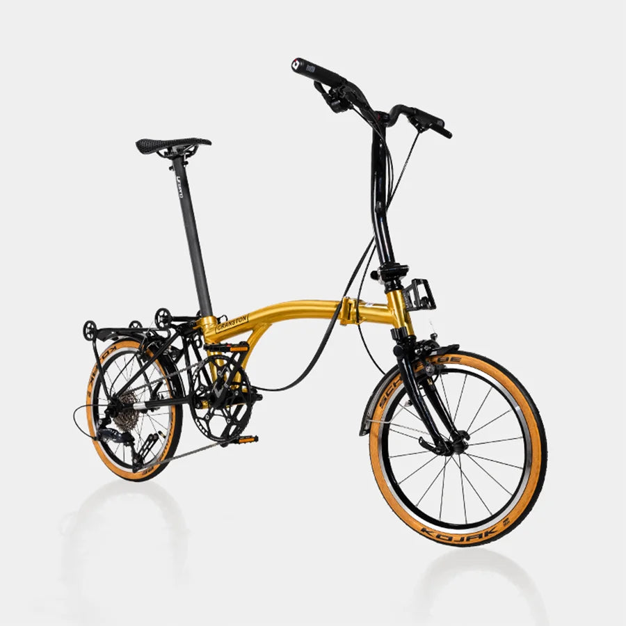 CRANSTON S9 Aluminum Alloy Frame 16 Inch 9 Speed Triple Folding Bike Adult Super Light and Portable Bicycle