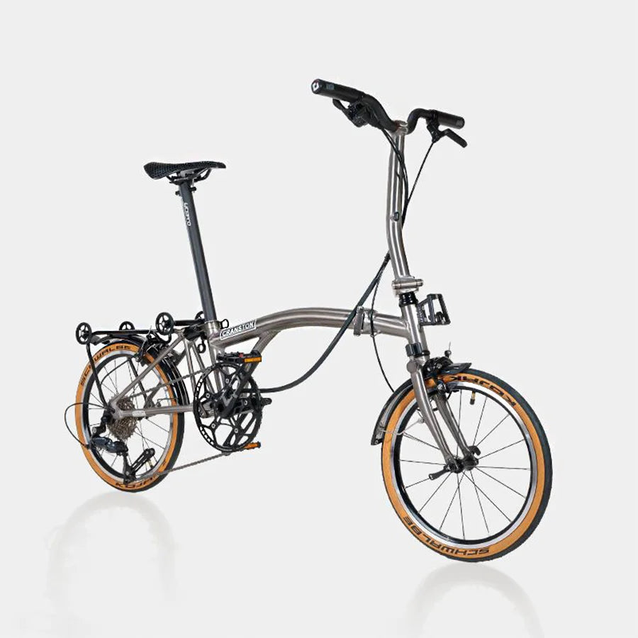 CRANSTON S9 Aluminum Alloy Frame 16 Inch 9 Speed Triple Folding Bike Adult Super Light and Portable Bicycle