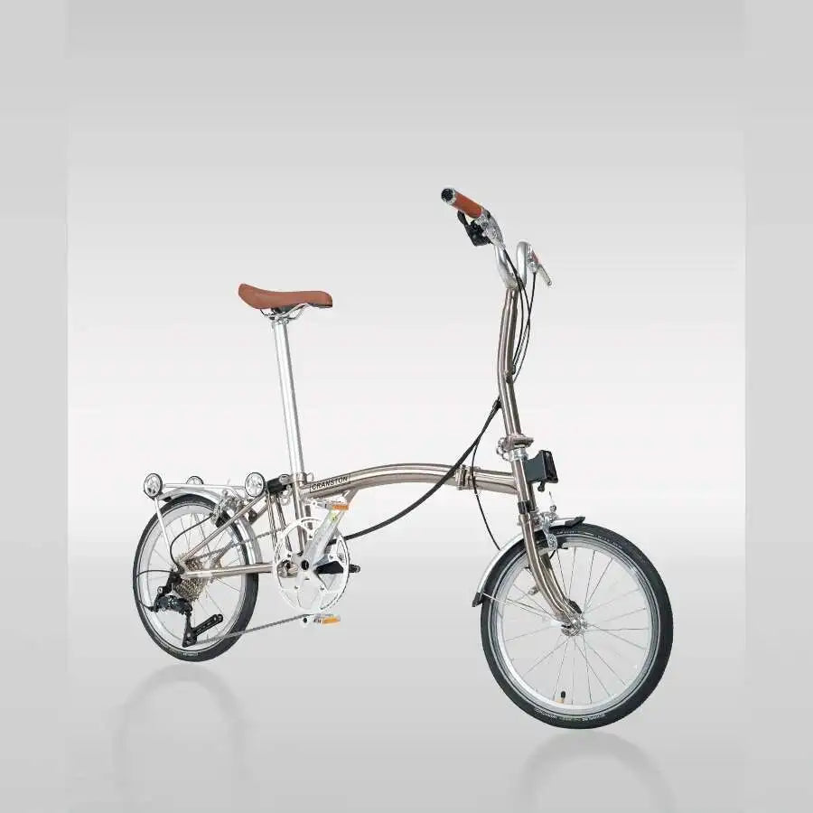 CRANSTON Lightweight Bicycle Tri-fold Design 16Inch 9 Speed Full Shockingproof Frame Dual C-Brake Portable Outdoor MINI Bike
