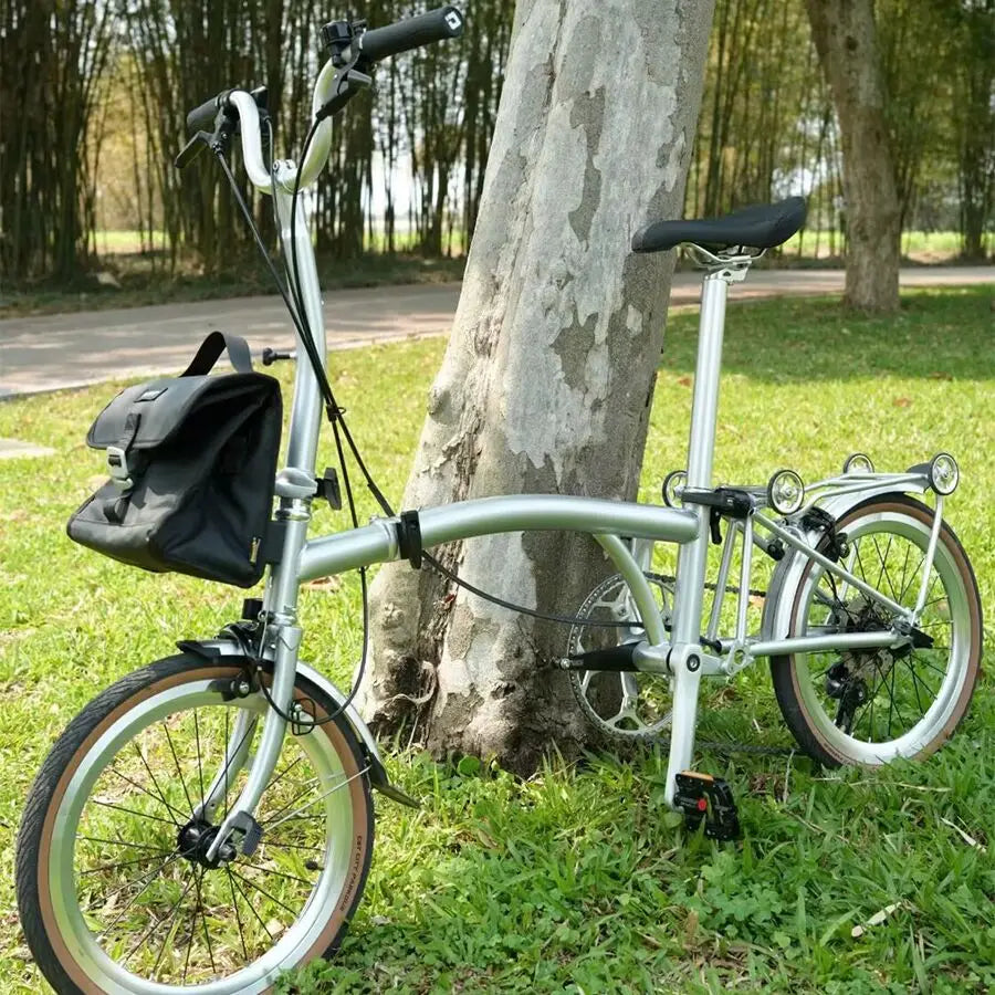 CRANSTON 20 inch 9-speed Aluminium Alloy Folding Bike with Dual C- Brake Lightweight 406wheel Portable Adult Folding Bicycle