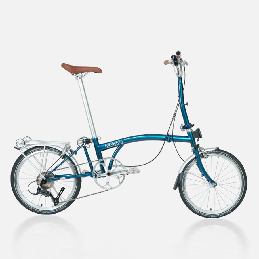 CRANSTON Lightweight Bike Folding Design 20Inch 9 Speed Full Shockingproof Frame Portable Outdoor MINI Bike
