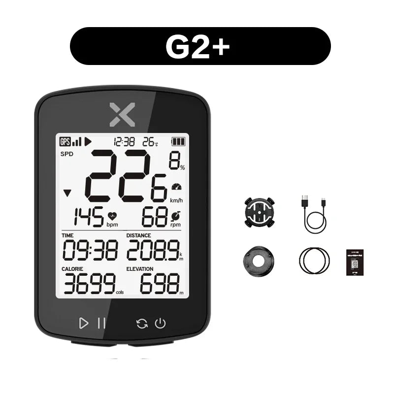 XOSS New G2 GPS Cycling Computer G Plus Wireless Speedometer Bluetooth Tracker Waterproof Road Bike MTB Bicycle Odometer