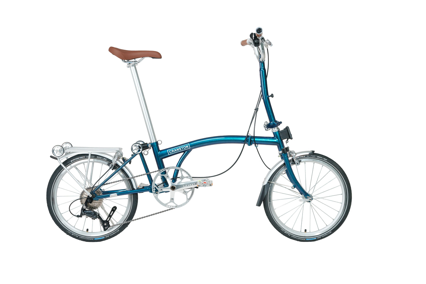 CRANSTON R20 MAX Folding Bicycle 20inch 9speed Foldable c Brake High Quality Molybdenum Steel Frame Tri-folding Bike