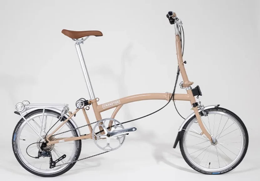 CRANSTON R20 MAX Folding Bicycle 20inch 9speed Foldable c Brake High Quality Molybdenum Steel Frame Tri-folding Bike