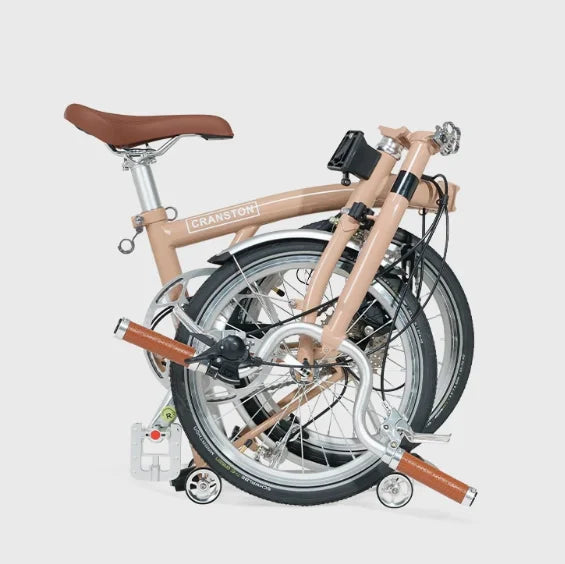 CRANSTON R9 Max 16-inch 9-speed Tri-folding Bike High Quality Steel Frame Light Weight Foldable Bike S bar M BAR Folding Bicycle
