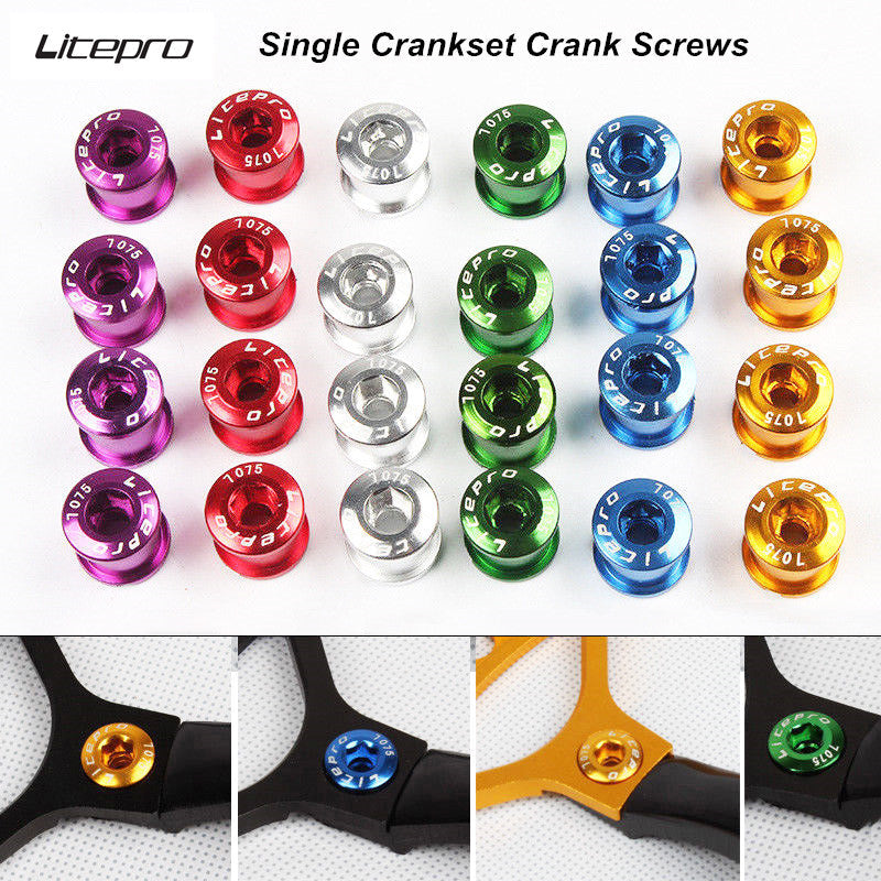 MEROCA Litepro Bike Chainring Bolts Double Speed (5pcs/lot)
