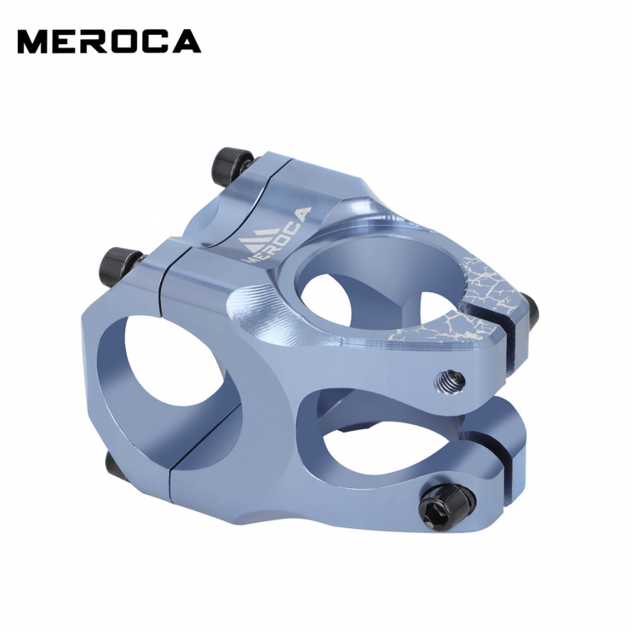 MEROCA Mountain Bicycle Handlebar Stem 28.6x31.8x35mm High-Strength Ultra-Light Aluminum Alloy CNC Road Bicycle Stem