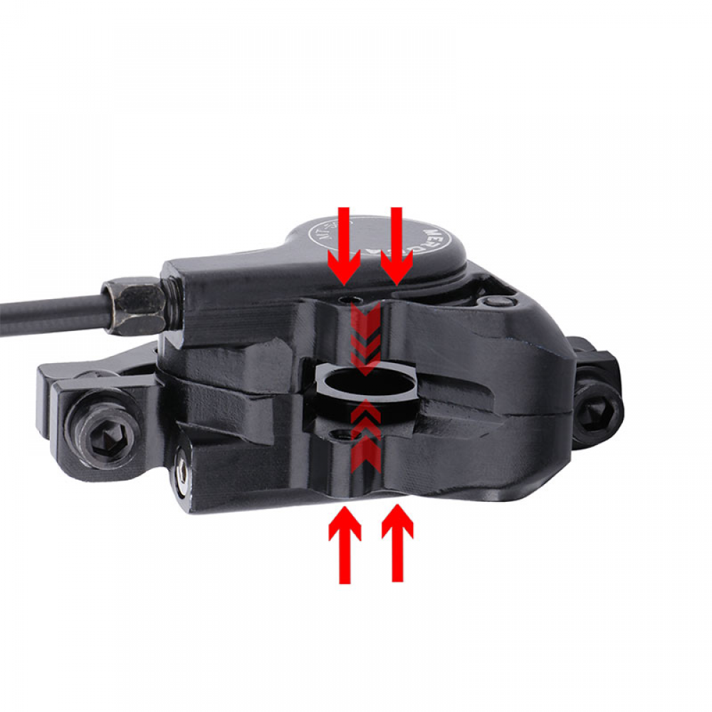 MEROCA MTB Bicycle Hydraulic Disc Brake 2 Piston Aluminum Alloy Mineral Oil Front 800 Rear 1400MM Oil Press Brakes Bike Parts