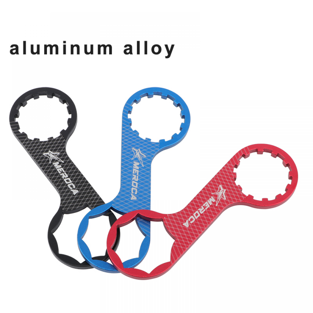 MEROCA MTB Bike Fork Shoulder Wrench Aluminum Alloy Bicycle Front Fork Repair Tools For XCR/XCT/XCM/RST Fork Cap Disassembly Kit