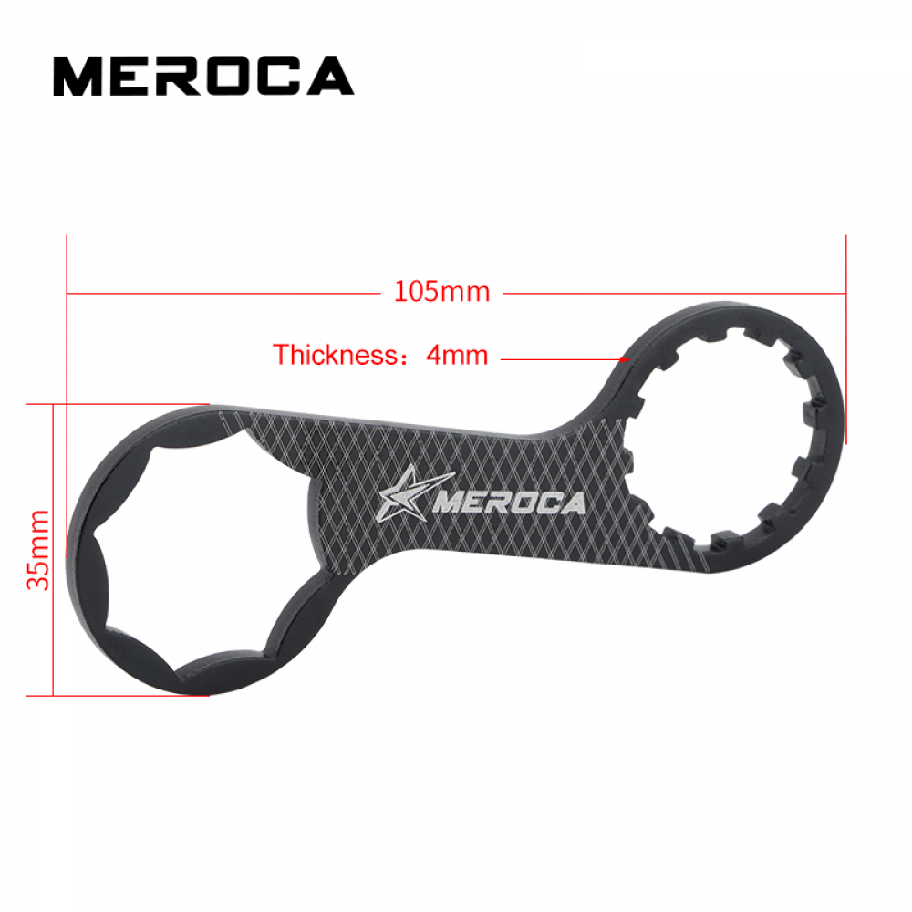MEROCA MTB Bike Fork Shoulder Wrench Aluminum Alloy Bicycle Front Fork Repair Tools For XCR/XCT/XCM/RST Fork Cap Disassembly Kit