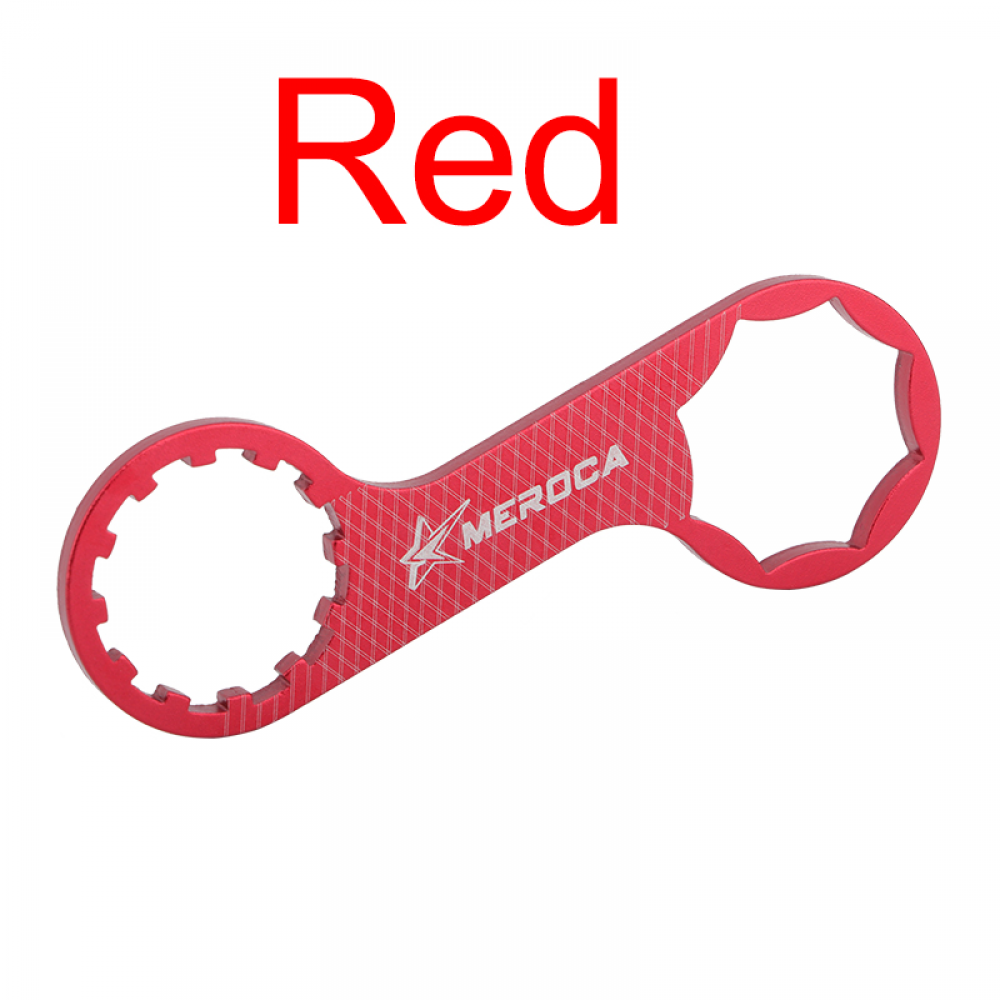 MEROCA MTB Bike Fork Shoulder Wrench Aluminum Alloy Bicycle Front Fork Repair Tools For XCR/XCT/XCM/RST Fork Cap Disassembly Kit