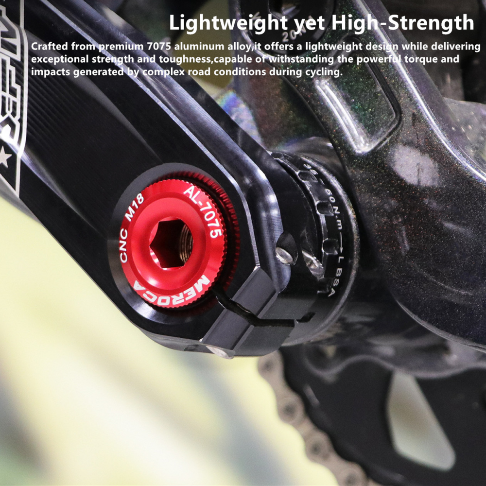 Mountain Bike Aluminum Alloy Crank Cover M15 M18 M20 Compatible With Shimano IXF M19 Craml Screw