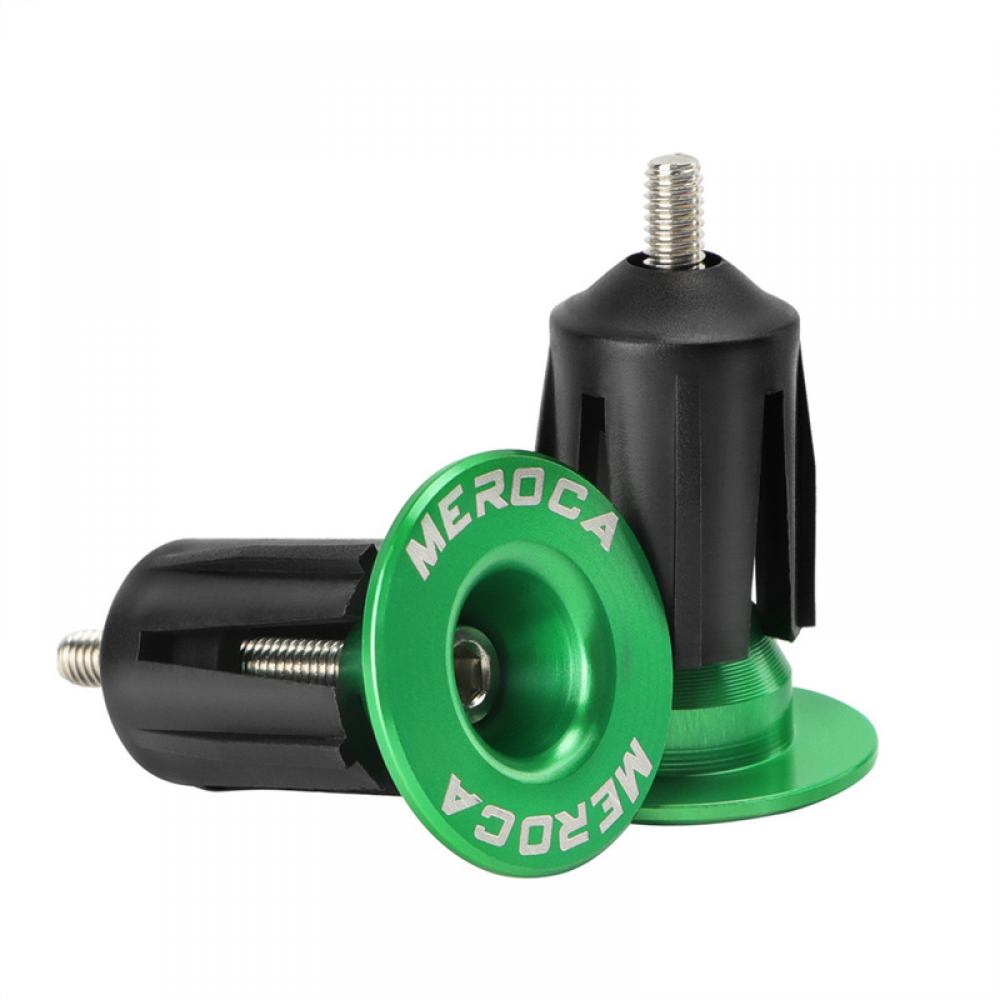 Meroca Mountain Bike Expansion Lock Plug Aluminum Alloy Road Bicycle Handlebar End Cover