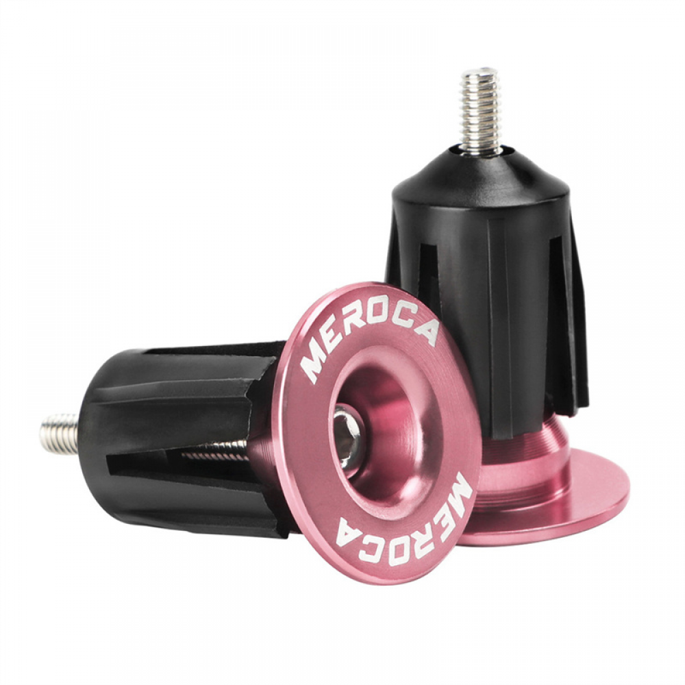 Meroca Mountain Bike Expansion Lock Plug Aluminum Alloy Road Bicycle Handlebar End Cover