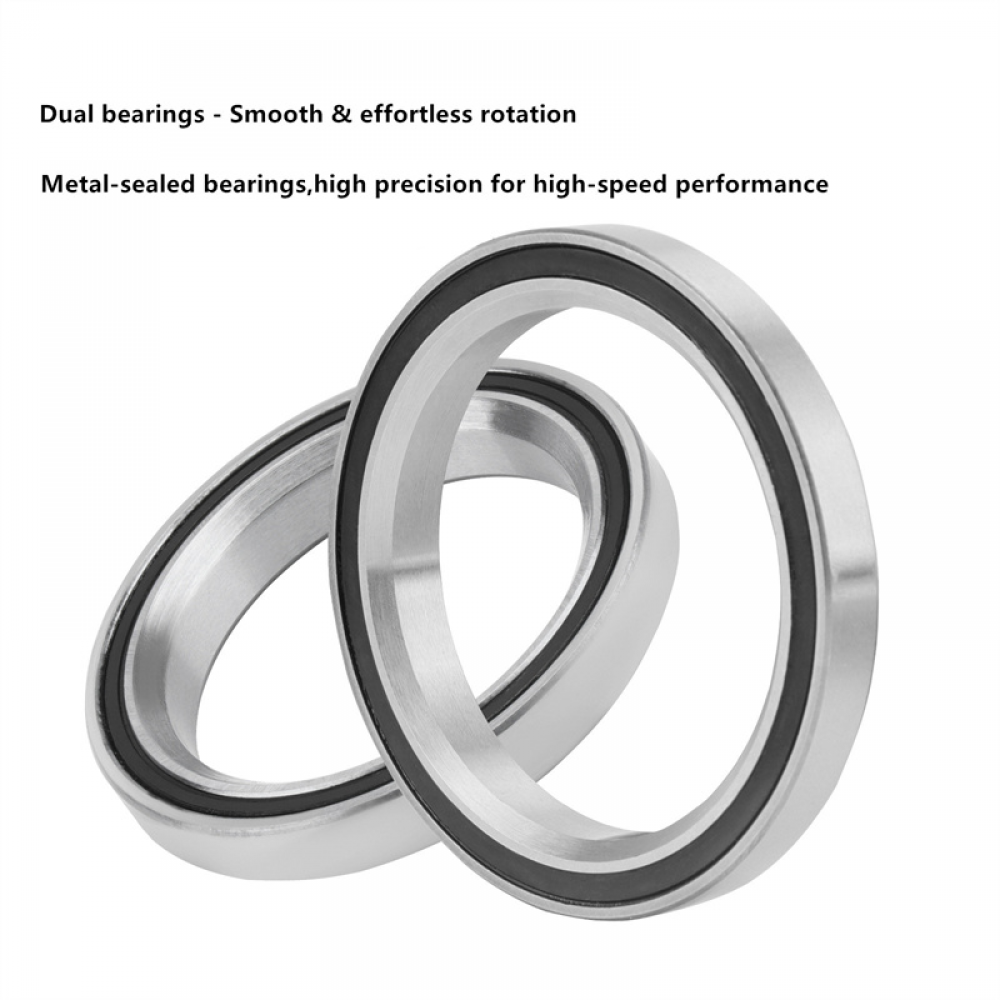 Meroca Mountain Bicycle Dual Bearing Headset Road Bike Straight Tapered Tube Fork Headset
