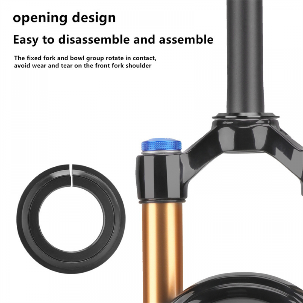 Meroca Straight Tapered Headset Bottom Washer Front Fork Base Spacer 44/52/55/56mm Repair Grasket