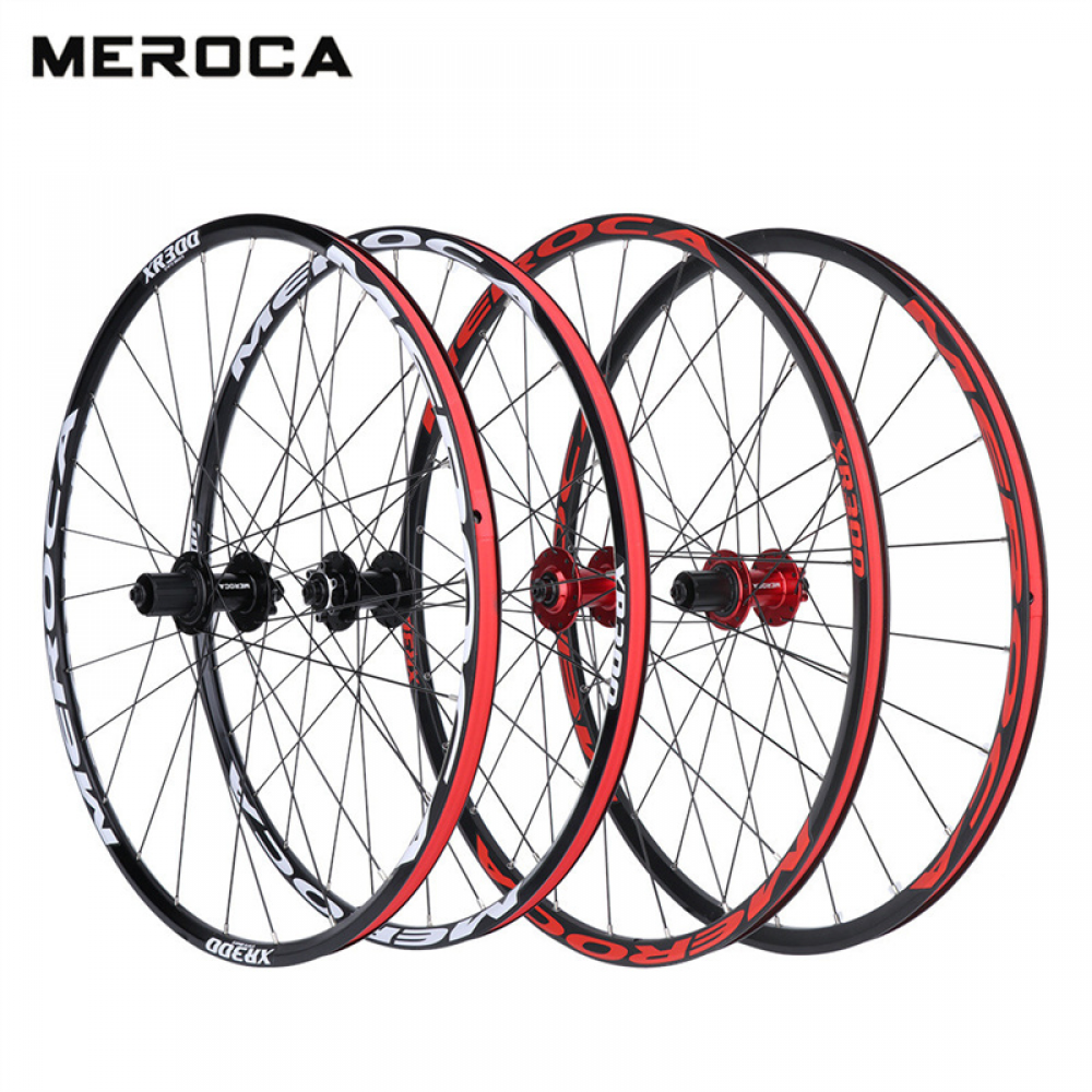 Meroca 26 27.5Inch QR Disc Brake 120-Click Wheelset Mountain Bike 32Holes 11S Aluminum Alloy Wheels