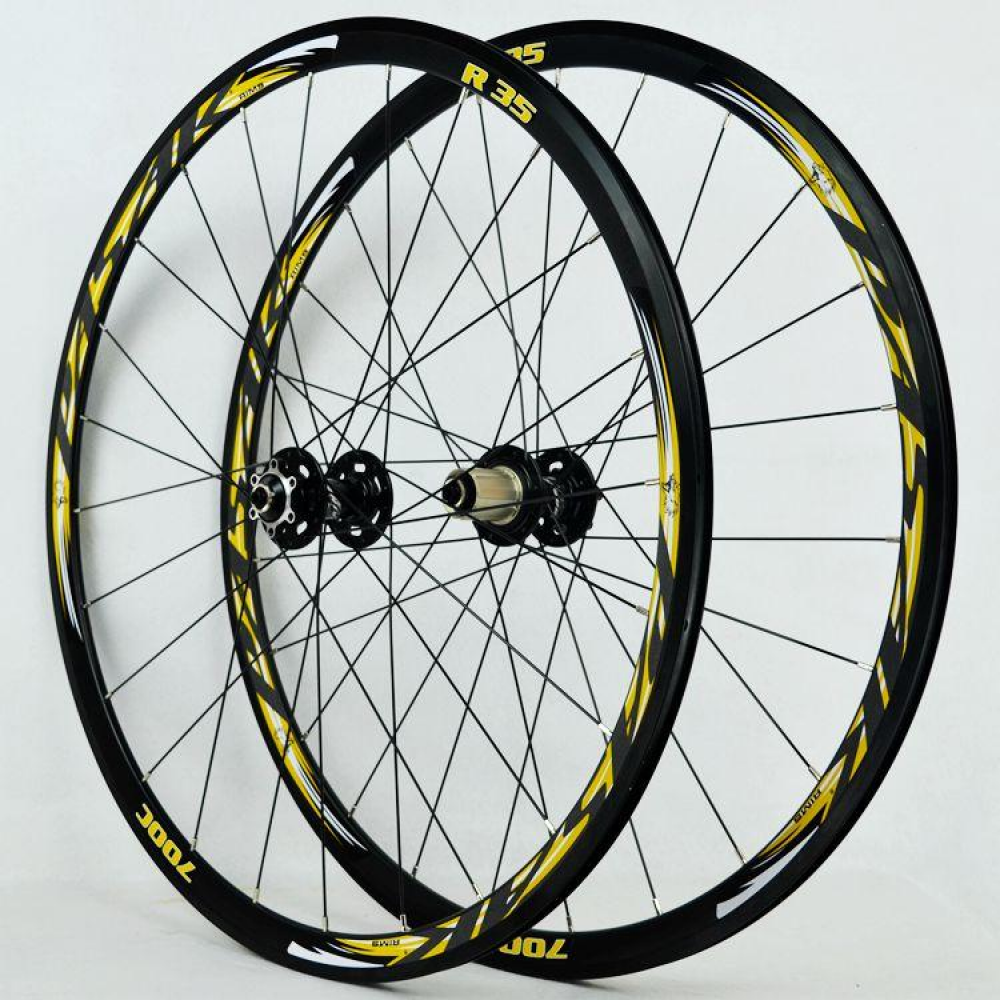 MEROCA R35 700C Road Bike Wheelset 29inch Disc Brake Cross Country Bicycle Wheel Set 30MM Rim Round Spoke Ultralight 1700g