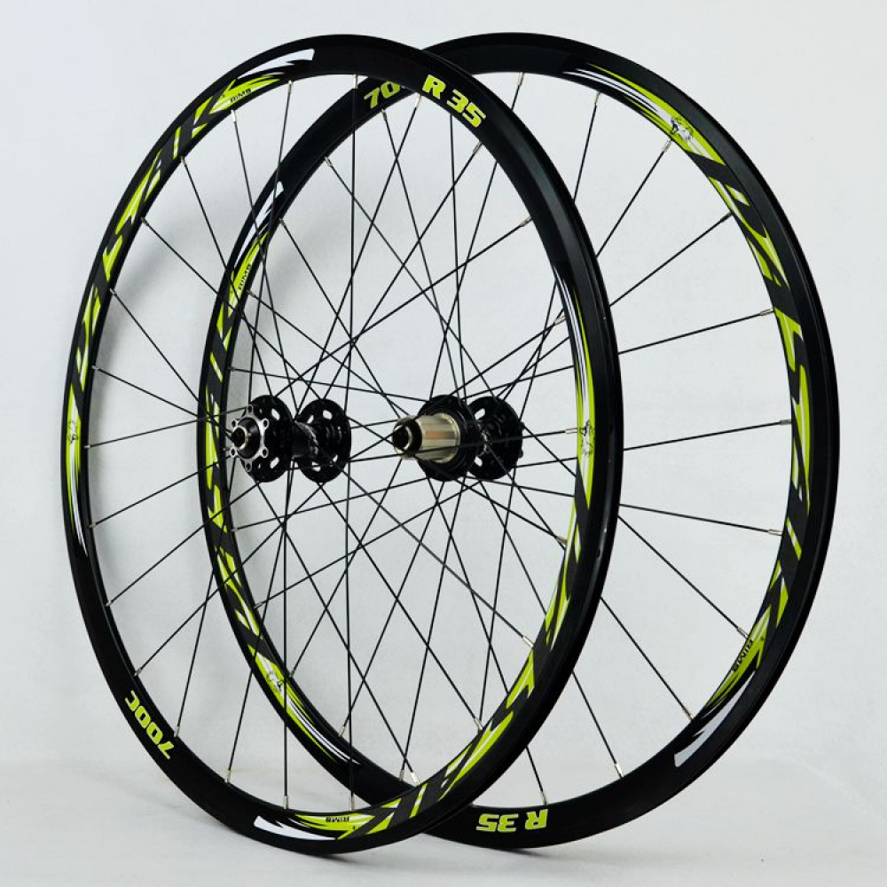 MEROCA R35 700C Road Bike Wheelset 29inch Disc Brake Cross Country Bicycle Wheel Set 30MM Rim Round Spoke Ultralight 1700g