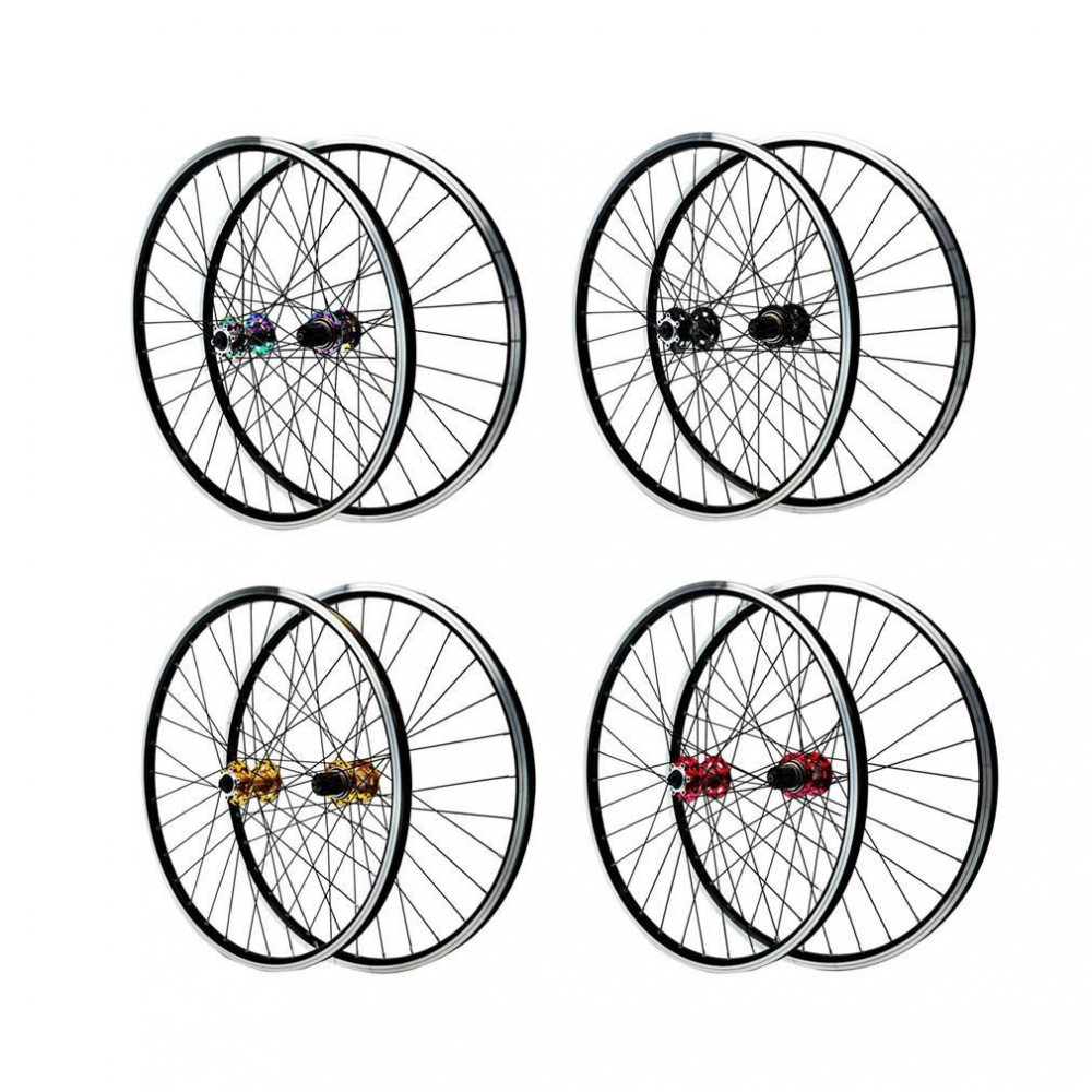 MEROCA Mountain Bicycle Wheel Set 26 27.5 29 Inch Disc V Brake Front 2 Rear 4 Bearings 12 Speed Quick Release Wheels