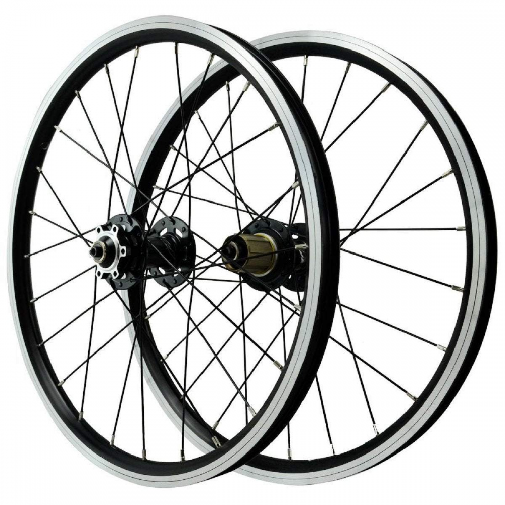 MEROCA 20 Inch 406 451 6 Nails Disc Brake Wheelset 11 12 Speed 6 Claws Mountain Bike Aluminum Alloy Rims C V Brake Cassette Wheels