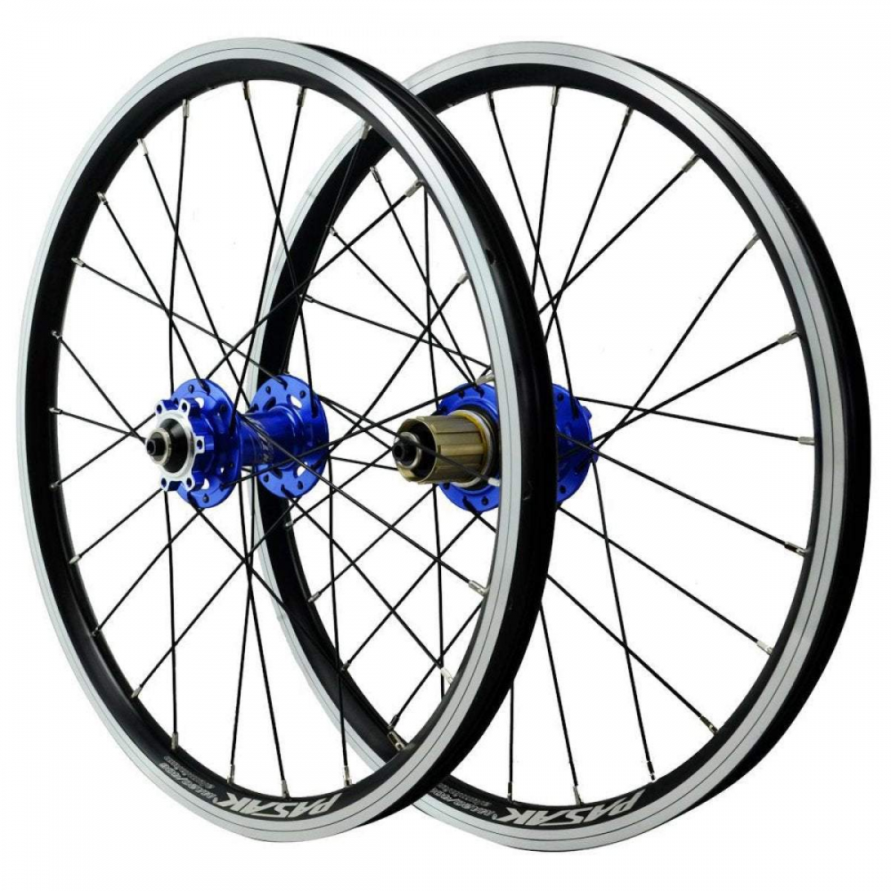 MEROCA 20 Inch 406 451 6 Nails Disc Brake Wheelset 11 12 Speed 6 Claws Mountain Bike Aluminum Alloy Rims C V Brake Cassette Wheels