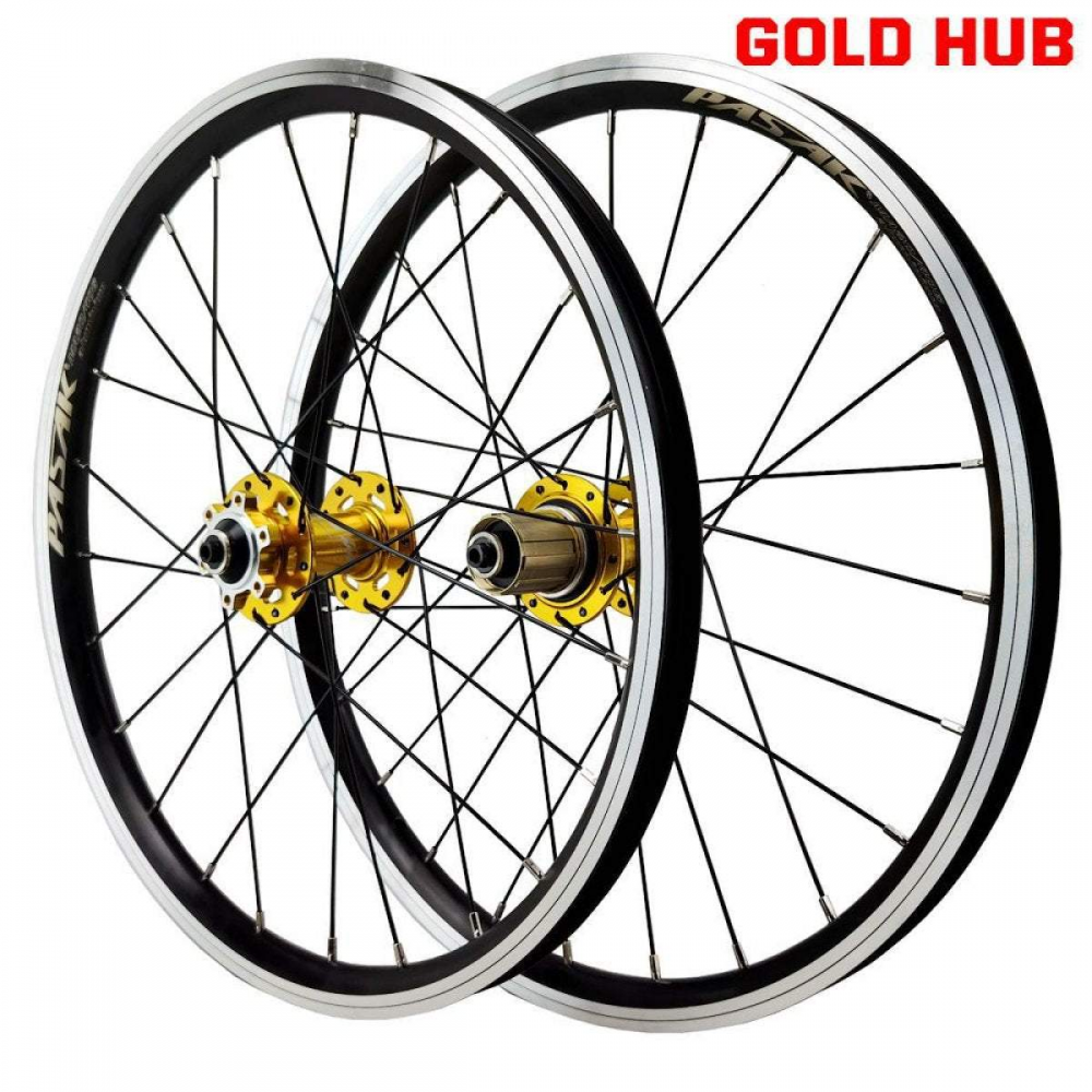 MEROCA 20 Inch 406 451 6 Nails Disc Brake Wheelset 11 12 Speed 6 Claws Mountain Bike Aluminum Alloy Rims C V Brake Cassette Wheels