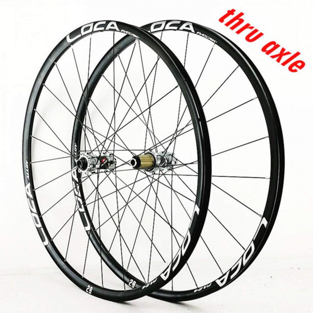 MEROCA 26 27.5 29Inch Thru-axis Wheelset MTB Mountain Bicycle 6 Claw 12Speed Straight Pull Spokes Wheels Rims