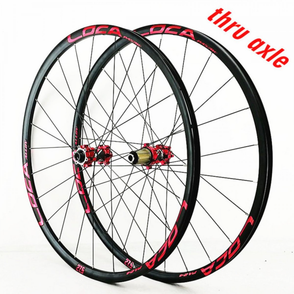 MEROCA 26 27.5 29Inch Thru-axis Wheelset MTB Mountain Bicycle 6 Claw 12Speed Straight Pull Spokes Wheels Rims