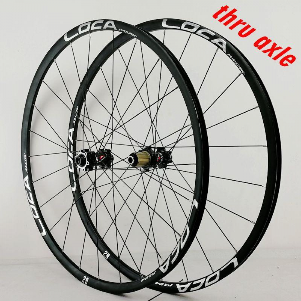 MEROCA 26 27.5 29Inch Thru-axis Wheelset MTB Mountain Bicycle 6 Claw 12Speed Straight Pull Spokes Wheels Rims