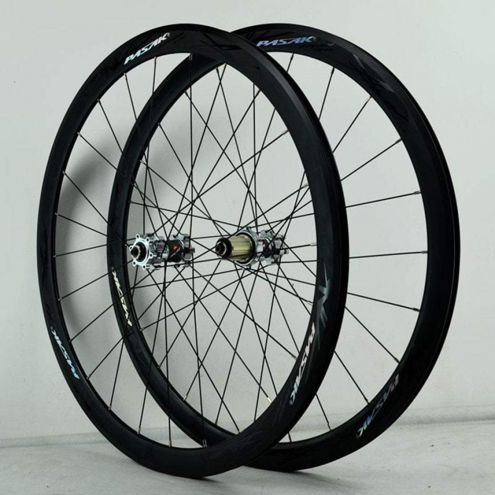 MEROCA 700C Disc Brake Road Bicycle Wheelset 40MM Rim QR/Thru-axis Straight Pull 24H V/C Brake 29inch Alloy Wheels 12Speed
