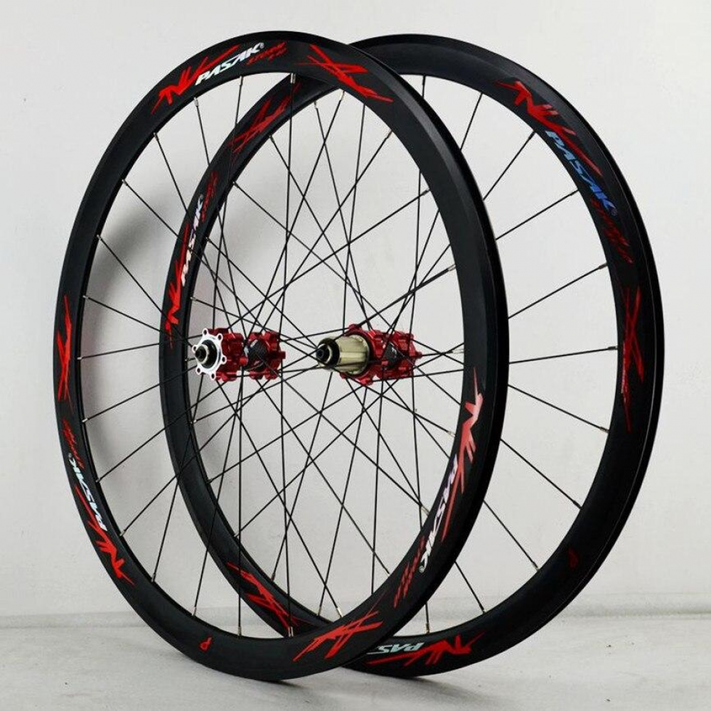 MEROCA 700C Disc Brake Road Bicycle Wheelset 40MM Rim QR/Thru-axis Straight Pull 24H V/C Brake 29inch Alloy Wheels 12Speed