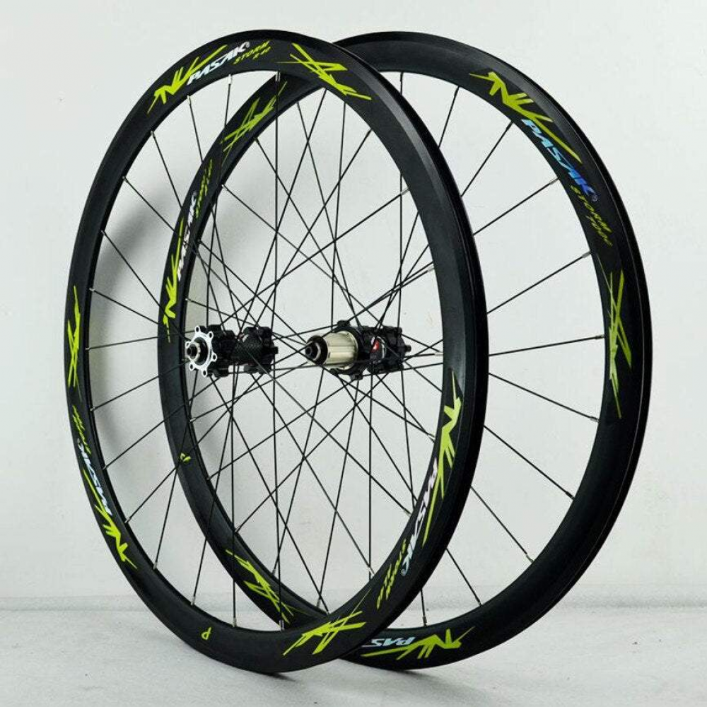 MEROCA 700C Disc Brake Road Bicycle Wheelset 40MM Rim QR/Thru-axis Straight Pull 24H V/C Brake 29inch Alloy Wheels 12Speed