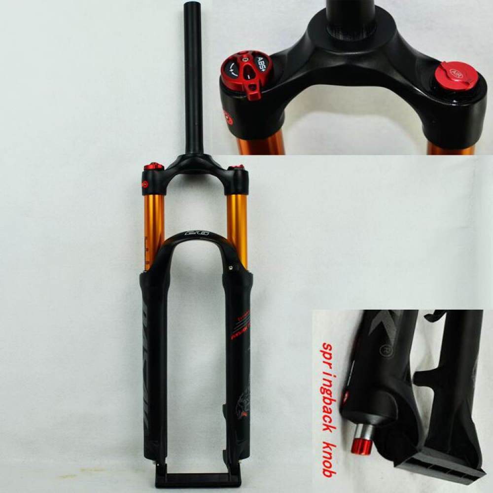 MEROCA MTB Mountain Bike Air Fork 26" 27.5" 29inch ER 1-1/8" Suspension Forks Gas Resilience Oil Damping Line Lock Disc Brake