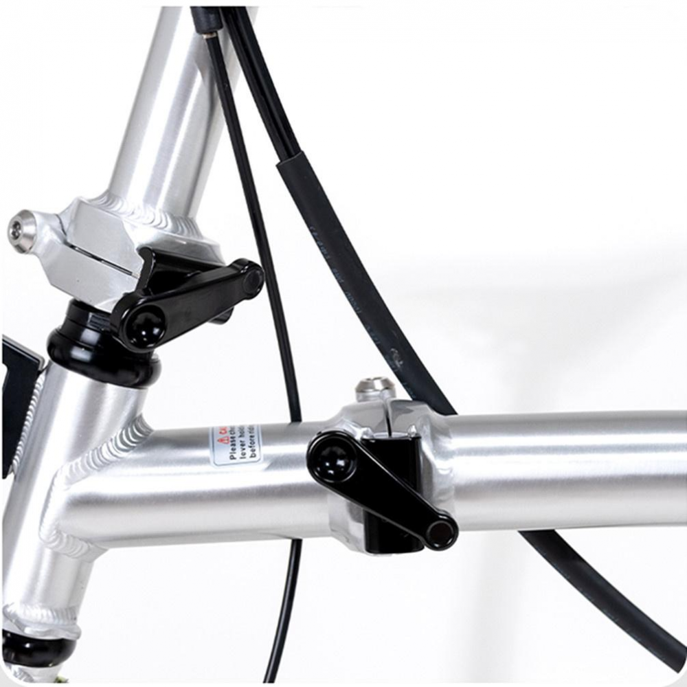 Litepro S9 16inch 9 Speed Tri-fold Folding Bike Aluminum Alloy Frame Silver
