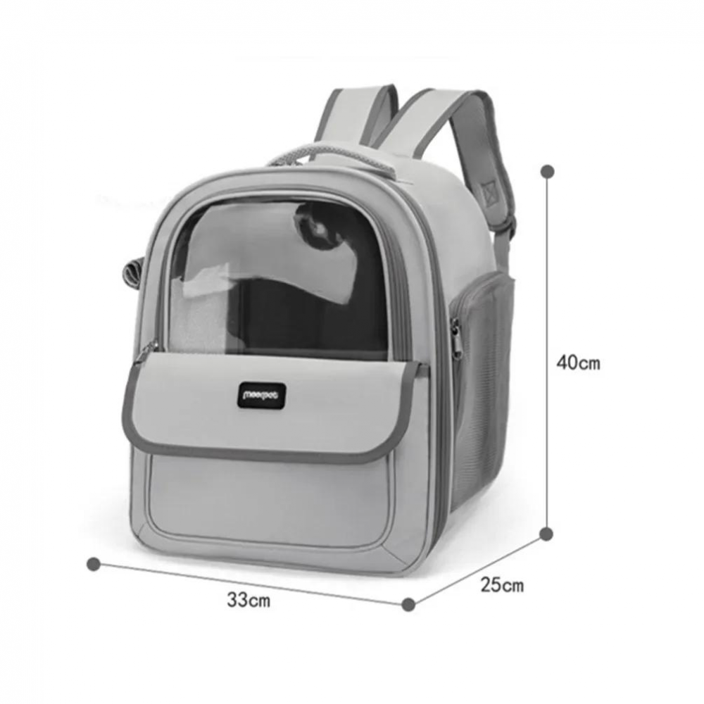 Meroca Pet Bicycle Front Basket Oxford Cloth Backpack Small Dog Cat Carrier Pouch