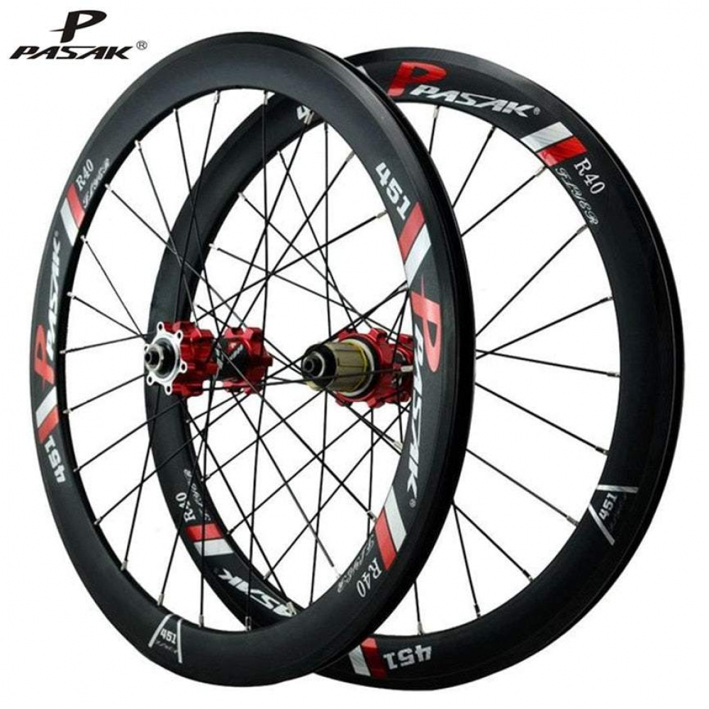 MEROCA MTB Mountain Bike 20 Inch 406 22 Inch 451 R40 Hub Disc Brake 40mm 24H Rims 100/135 Wheelset Bike Wheels