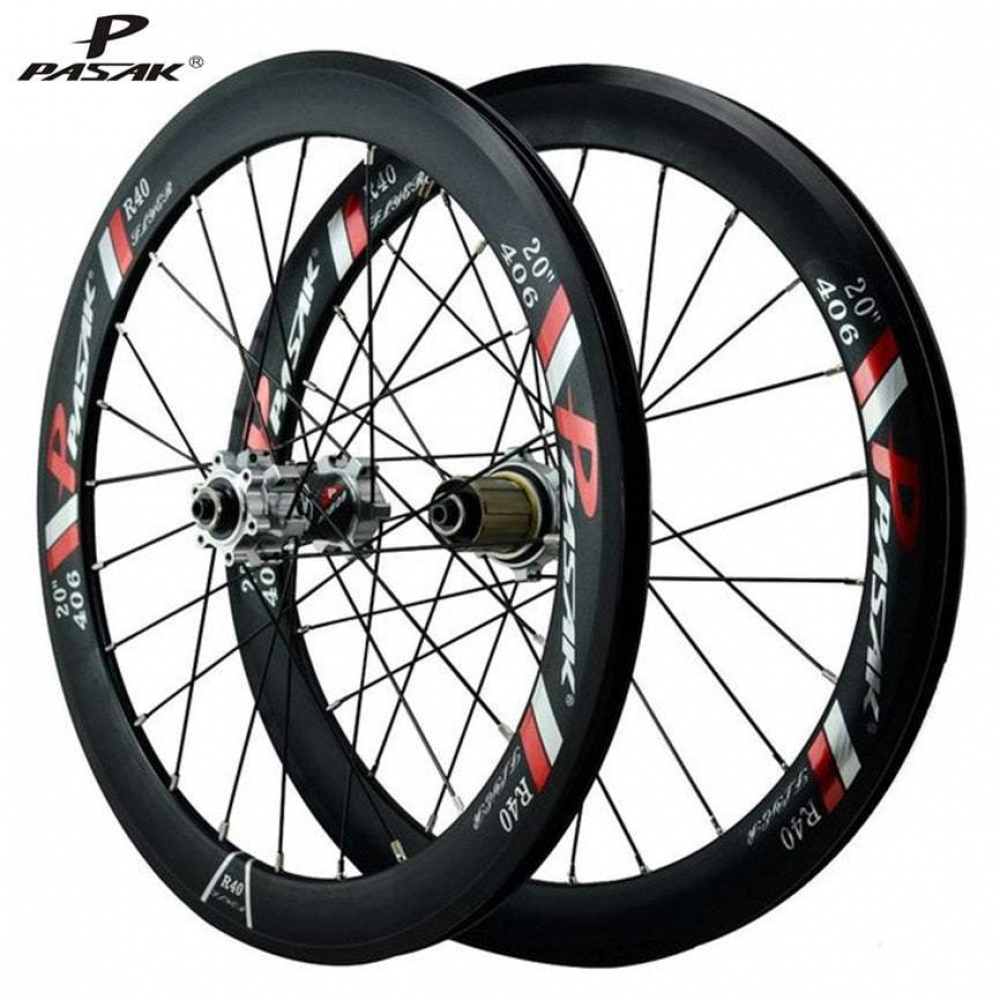MEROCA MTB Mountain Bike 20 Inch 406 22 Inch 451 R40 Hub Disc Brake 40mm 24H Rims 100/135 Wheelset Bike Wheels