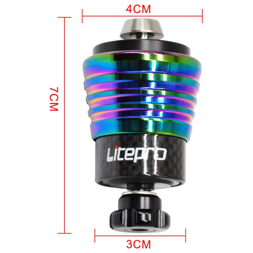 MEROCA Litepro Carbon Fiber Suspension Spring Rear Shock Absorber For Brompton Bicycle