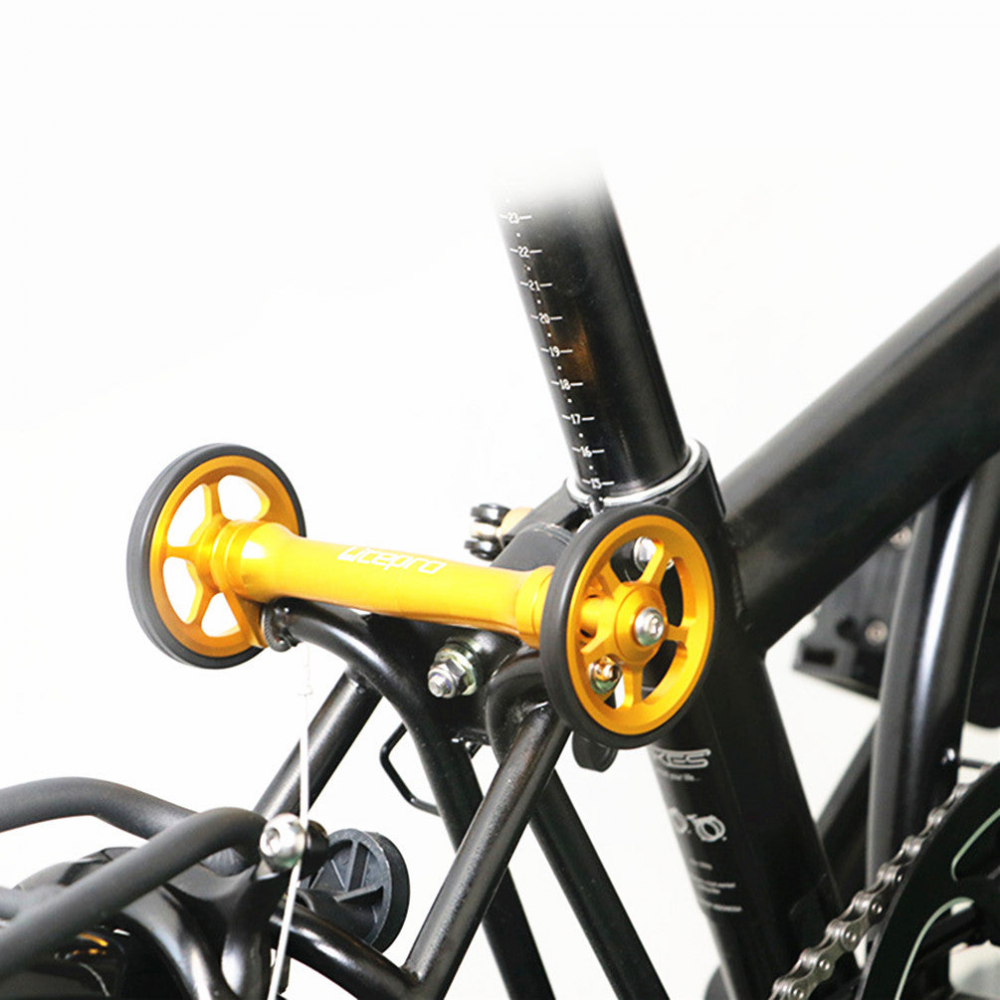 MEROCA Litepro Easy Wheel Telescopic Rod For Brompton Bicycle