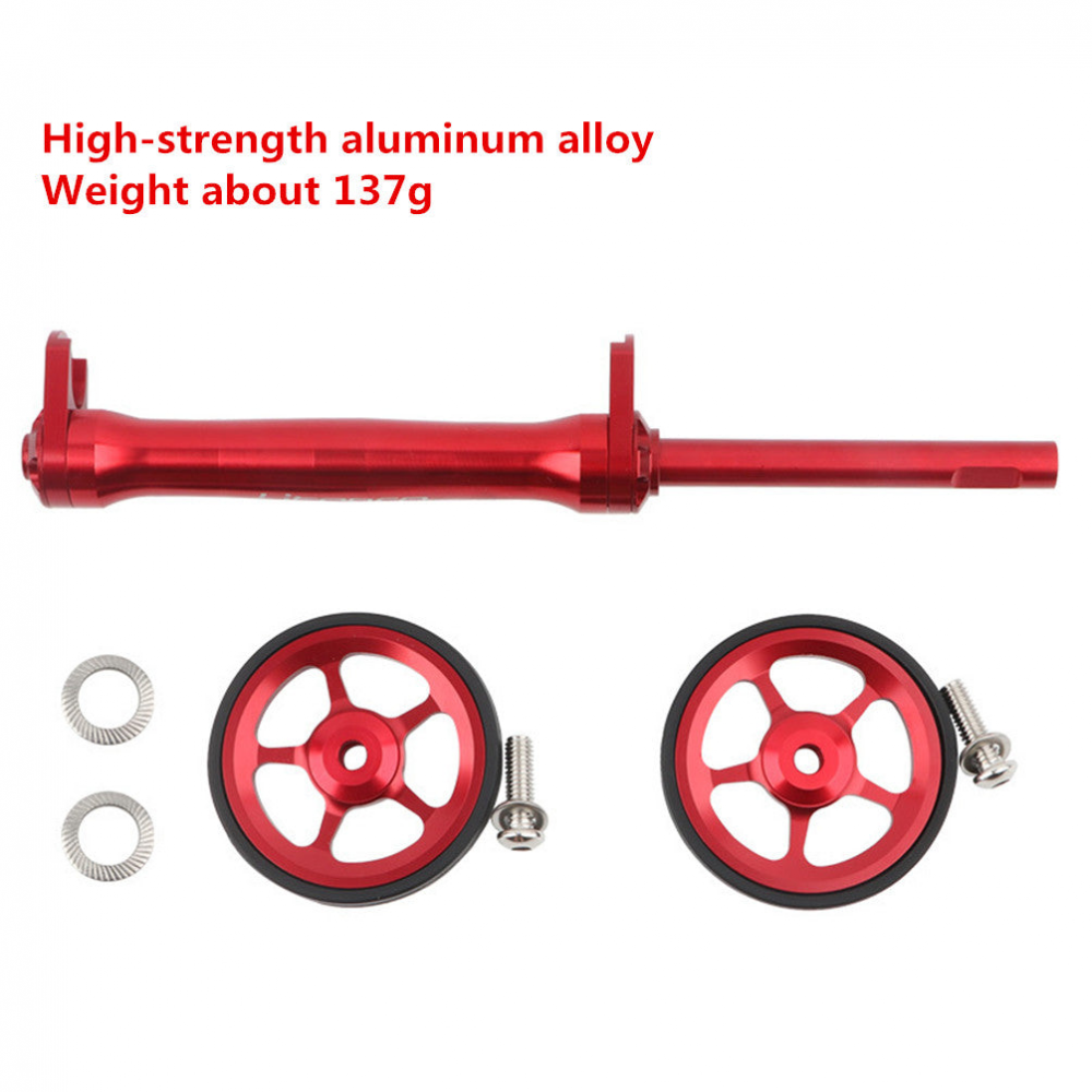 MEROCA Litepro Easy Wheel Telescopic Rod For Brompton Bicycle