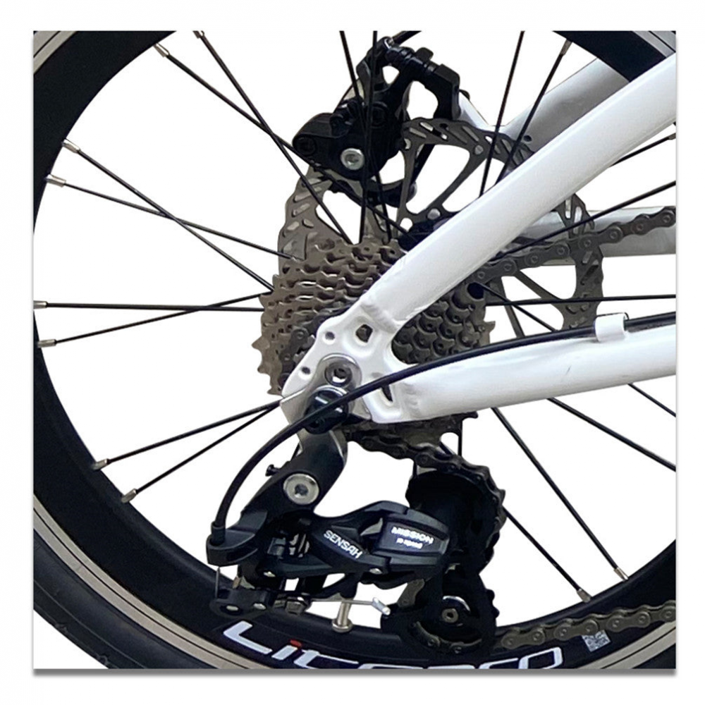 MEROCA Litepro 20Inch Folding Bike Aluminum Alloy Frame External 10Speed Disc Brake Bicycle