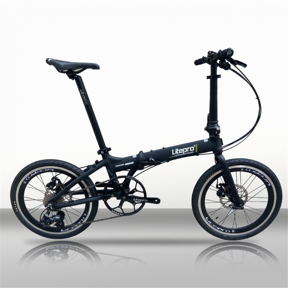 MEROCA Litepro 20Inch Folding Bike Aluminum Alloy Frame External 10Speed Disc Brake Bicycle
