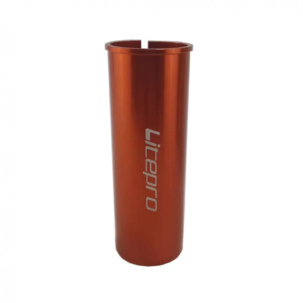 Meroca Litepro Folding Bicycle Aluminum Alloy Seat Tube Protective Sleeve Shim Bushing 33.9mm Seatpost Protector Cover