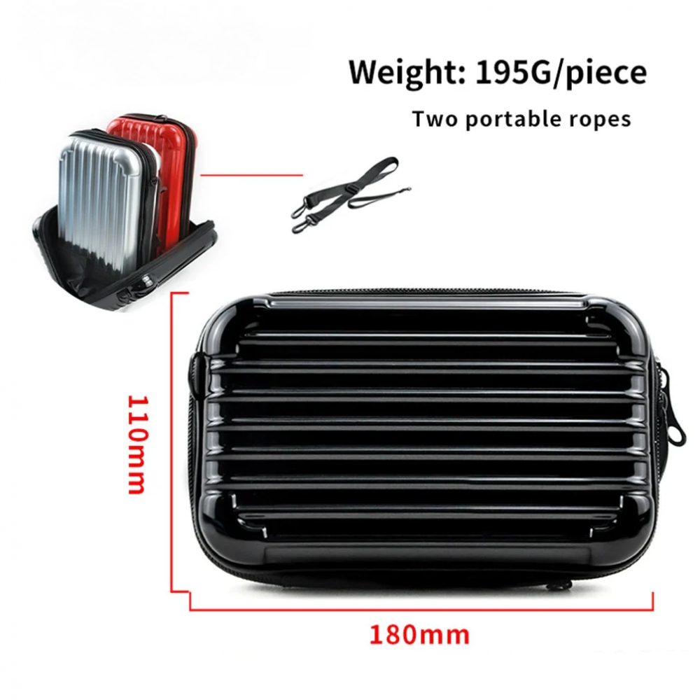 Meroca For Bromp Bicycle Pig Nose Bag Waterproof Mini Suitcase Storage Folding Bike Portable Headstock