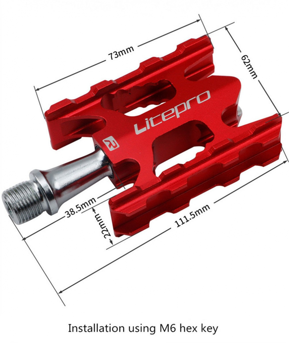 Meroca Litepro K3 Aluminum Alloy Pedal